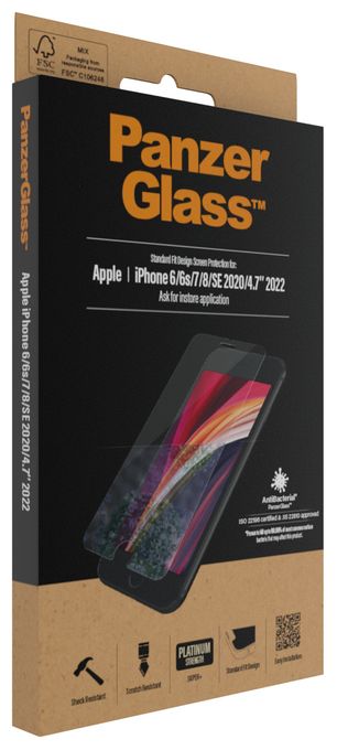 2684 Klare Bildschirmschutzfolie gehärtetes Glas für Apple iPhone 
