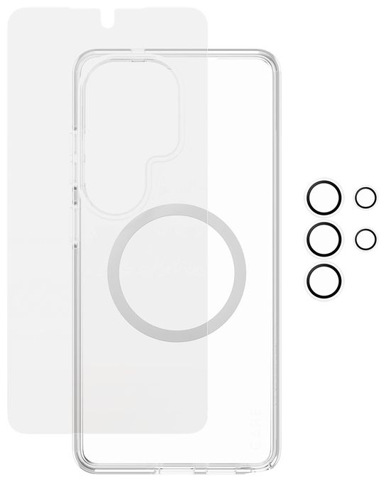 Klare Bildschirmschutzfolie Thermoplastische Polyurethane (TPU), Gehärtetes Glas, Polyethylenterephthalat, Silikon für  Samsung Samsung - Galaxy S26 Ultra Kratzresistent, Schockresistent 46018 3-in-1 Bundle Cover 