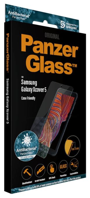 Klare Bildschirmschutzfolie Gehärtetes Glas, Polyethylenterephthalat, Silikon für  Samsung Samsung - Galaxy Xcover 5 Kratzresistent, Schockresistent 7267 