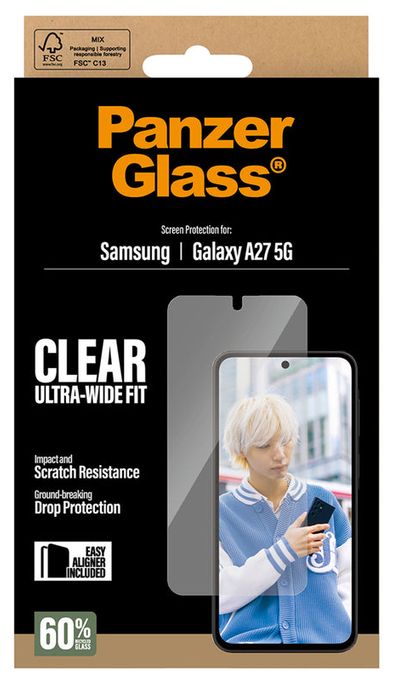 Displayschutz Samsung Galaxy A27 5G | Ultra-Wide Fit m. EasyAligner 