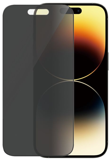 PanzerGlass® Privacy Displayschutz Apple iPhone 14 Pro | Ultra-Wide Fit m. EasyAligner 