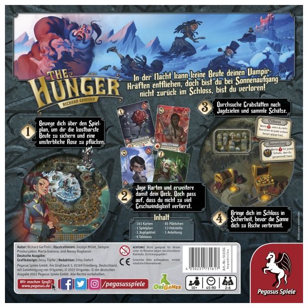 Brettspiel bis zu 6 Spielern ab 10 Jahr(e) 51115G The Hunger 