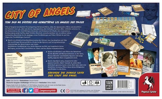 Brettspiel bis zu 5 Spielern ab 16 Jahr(e) 57460G City of Angels 