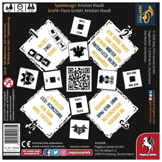 Brettspiel bis zu 10 Spielern ab 10 Jahr(e) 57803G Rorschach 