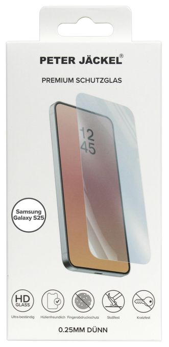 Klare Bildschirmschutzfolie gehärtetes Glas für  Samsung S25 Schlagfest, Kratzresistent 23024 