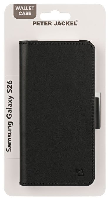 Geldbörsenhülle für Samsung S26  23051 Book Case Wallet (Schwarz) 