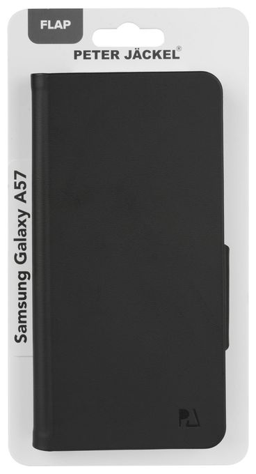 Geldbörsenhülle für Samsung A57 5G  23059 Book Case Flap (Schwarz) 