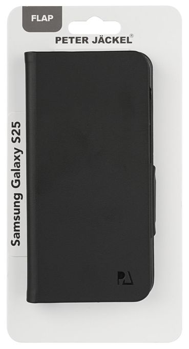 Geldbörsenhülle für Samsung S25  23061 Book Case Flap (Schwarz) 