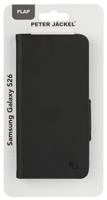 Geldbörsenhülle für Samsung S26  23062 Book Case Flap (Schwarz) 