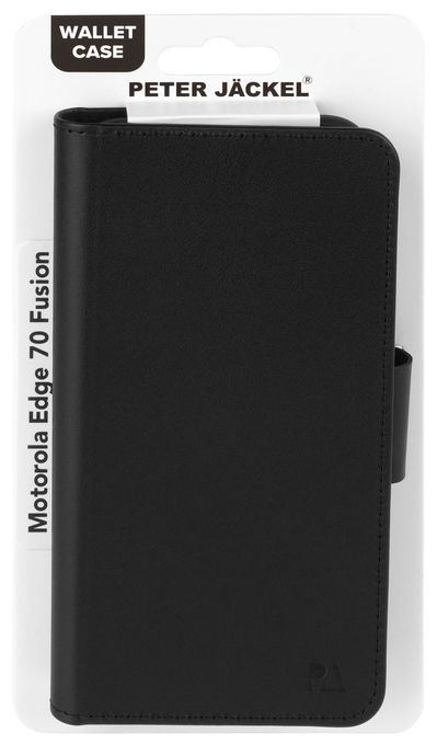 Geldbörsenhülle für Motorola Edge 70  23151 Book Case Wallet (Schwarz) 