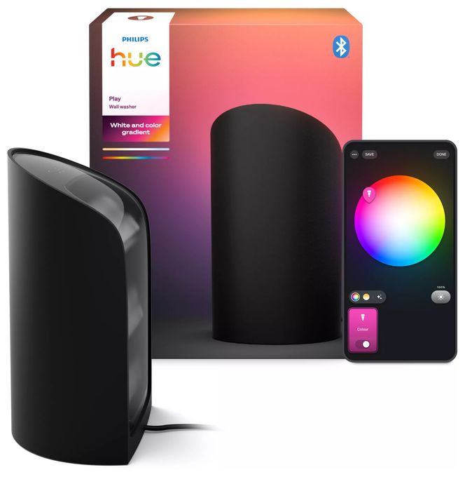 Intelligente Tischleuchte Multi Hue Play Wallwasher 