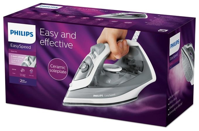 25 g/min Dampfbügeleisen GC1751/80 EasySpeed 
