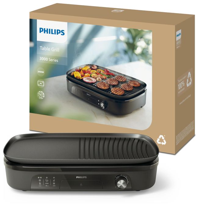 2400 W HD6210/95 Tischgrill 