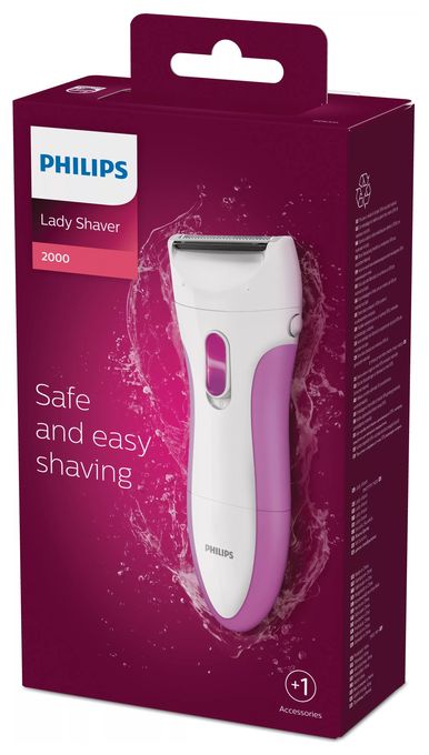 Nass&Trocken Epilierer/Damenrasierer HP6341/00 Ladyshave 