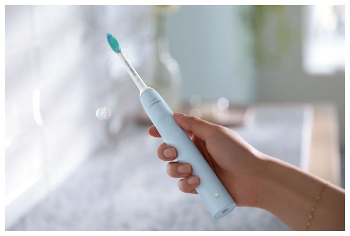 Schall-Zahnbürste für Erwachsene  HX3651/12 Sonicare 2100 Series (Blau, Weiß) 