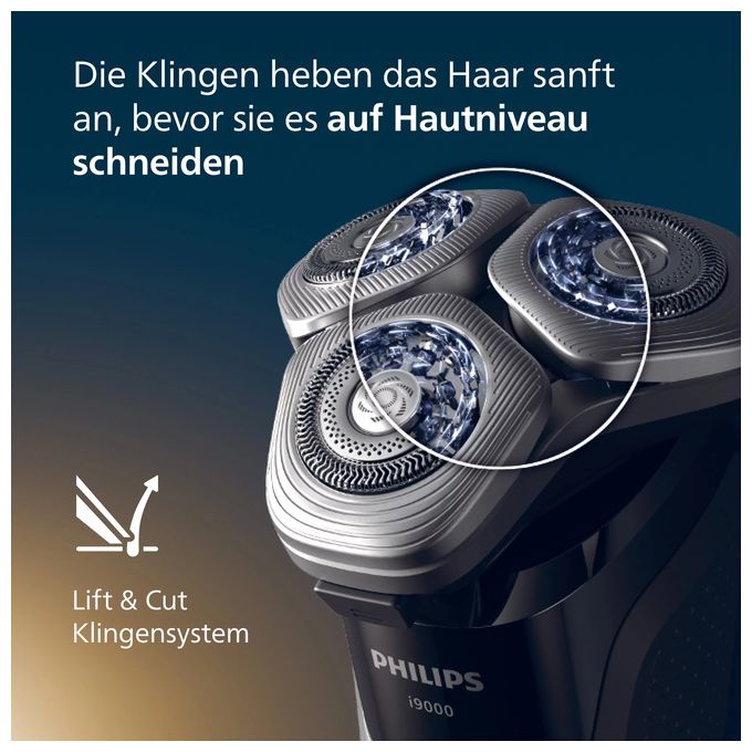 Nass&Trocken Rasierer Lithium-Ion (Li-Ion) 50 min i9000 X9000/30 