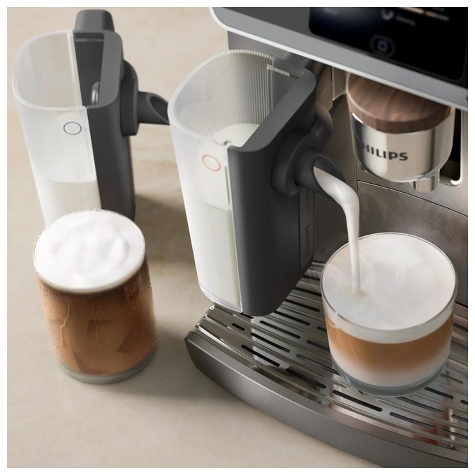 Kaffeevollautomat 15 bar 1,9 l 275 g  Series 8000 EP8757/92 LatteGo Pro Aromis (Grau) 