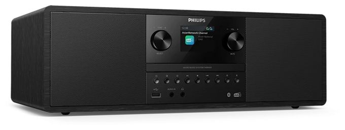 2 Kanäle Heim-Audio-Mikrosystem DAB, DAB+, FM 50 W Bluetooth  TAM6500/10 (Schwarz) 
