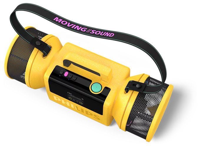 140 W Bluetooth Lautsprecher IP67 Laufzeit bis 24 h  TAMS80 The Tube (Gelb) 