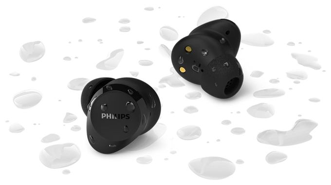 Bluetooth Kopfhörer kabellos 6 h Laufzeit IPX4 USB Typ-C  TAT1300BK/00 (Schwarz) 