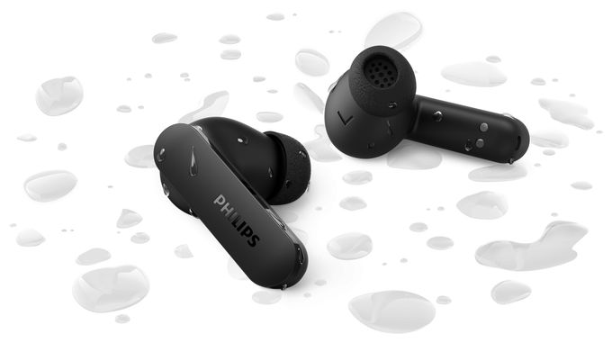 In-Ear Bluetooth Kopfhörer Kabellos TWS 8 h Laufzeit IPX4  TAT2100BK/00 (Schwarz) 