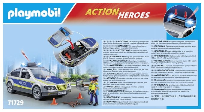 71729 Action Heroes Polizei Streifenwagen 