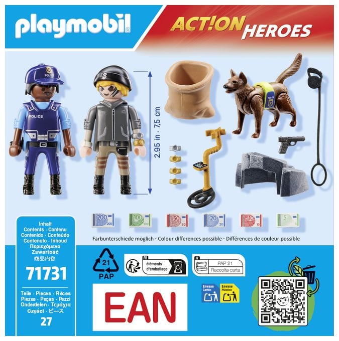 71731 Action Heroes Spurensuche mit Hund 
