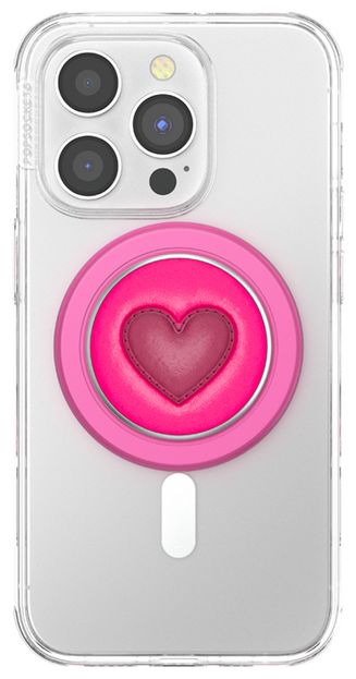Fingerring  PopGrip MagSafe Stitched Sweet Heart (Pink) 