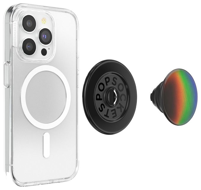 Fingerring  PopGrip MagSafe Thermochromatic (Schwarz, Mehrfarbig) 