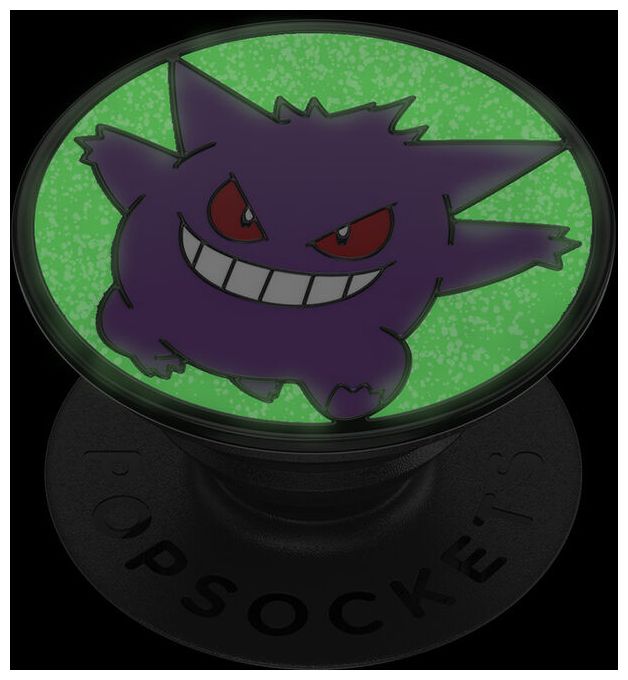 Fingerring für Universal  PopGrip  Pokémon - Enamel Glow-in-the-dark Gengar (Violett) 