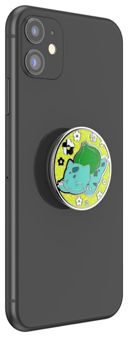 Fingerring für Universal  PopGrip Pokémon - Enamel Bulbasaur Nap (Mehrfarbig) 