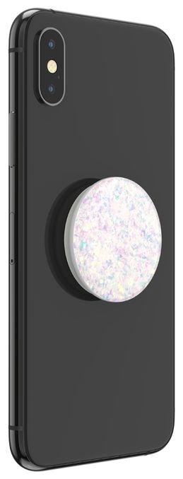 Fingerring für Universal  PopGrip Premium Iridescent Confetti White (Mehrfarbig) 