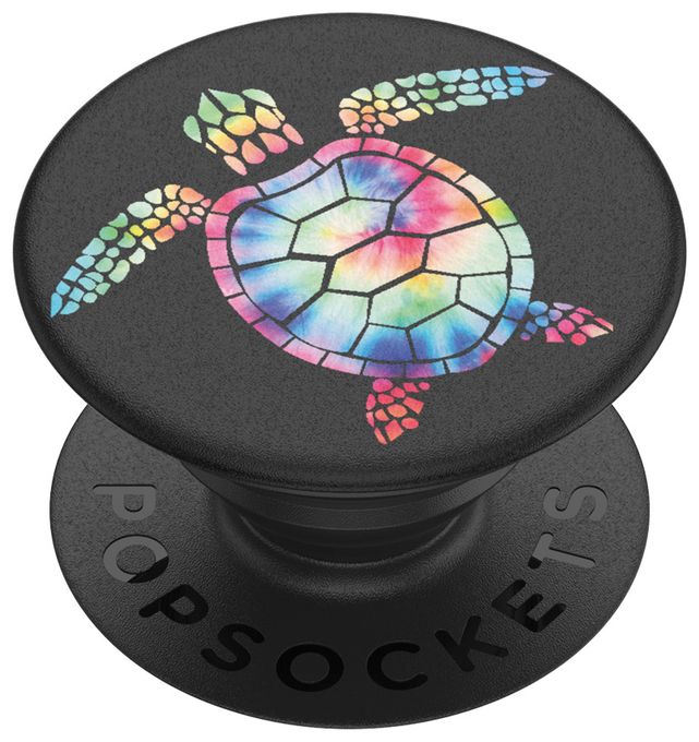 Fingerring für Universal  PopGrip Pshychedelic Turtle (Schwarz, Mehrfarbig) 