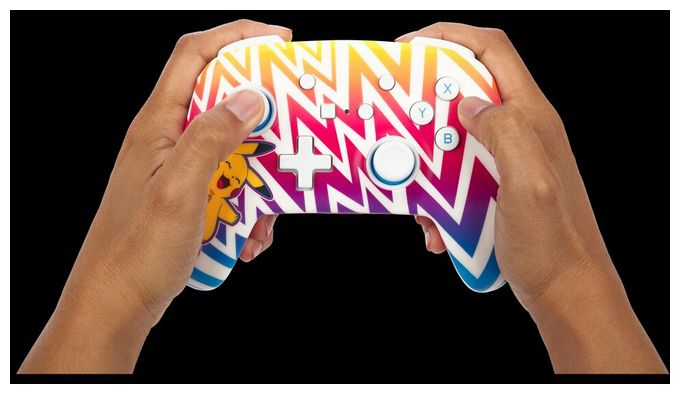 Gamepad für Nintendo Switch, Nintendo Switch Lite, Nintendo Switch OLED  Enhanced Wireless Controller Pokémon - Pikachu Vibrant (Mehrfarbig) 