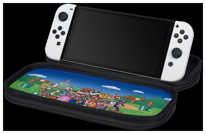 Gaming-Controllergehäuse Nintendo Switch  Slim Case (Rot, Weiß) 