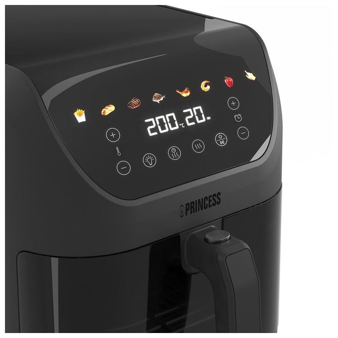 Heißluftfritteuse 8 l 2000 W  182476 SlimFry Airfryer (Schwarz) 