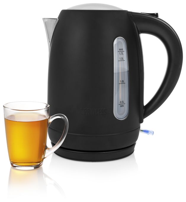 1,7 l Wasserkocher 2200 W  236032 Black Steel (Schwarz, Edelstahl) 