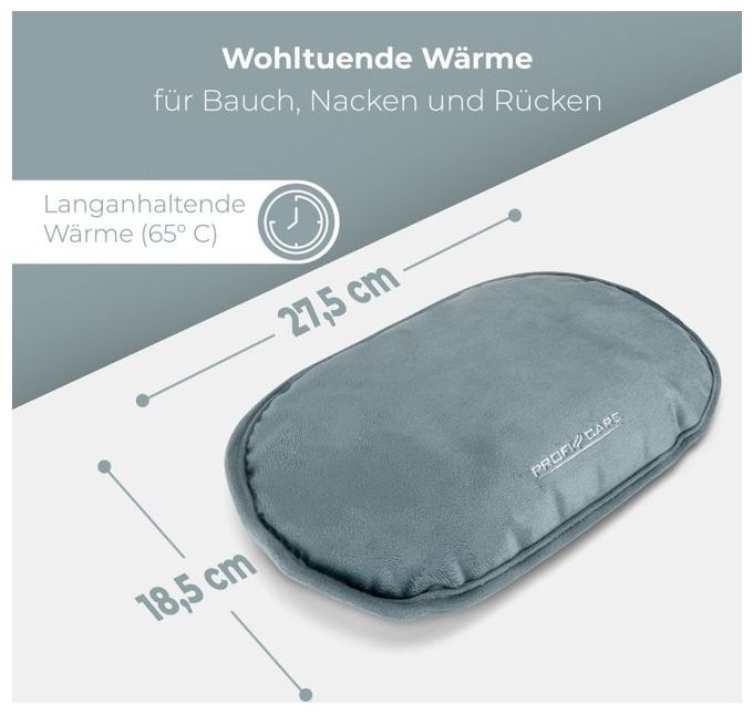 380 W  PC-EWF3150 elektrische Wärmflasche (Grau) 