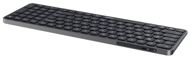 Büro Tastatur RF Wireless + Bluetooth  E9710M (Dunkles Grau) 
