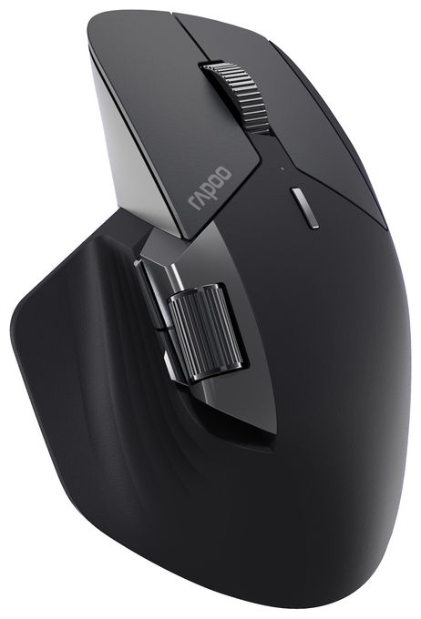3200 DPI Maus Optisch  MT760L (Schwarz, Grau) 