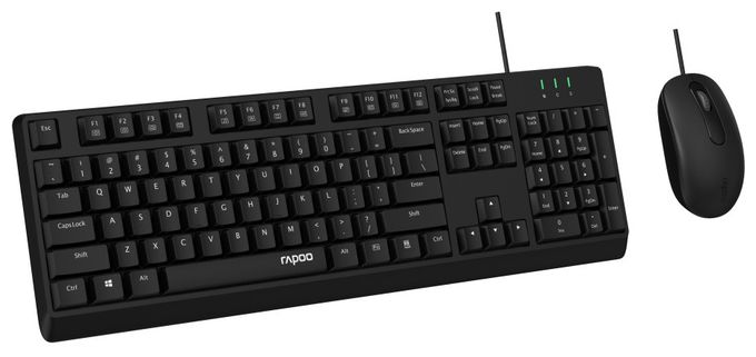 Büro Tastatur USB  NX1500 (Schwarz) 