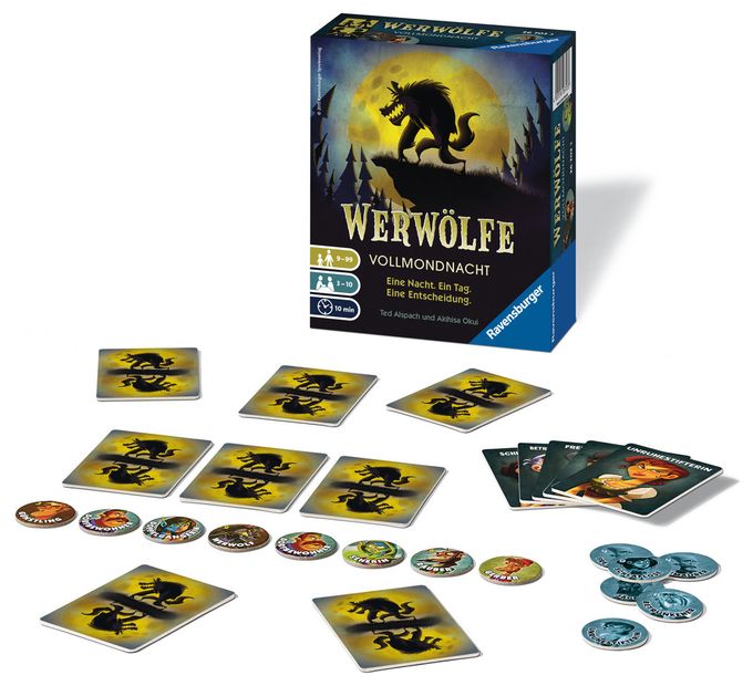 Brettspiel bis zu 10 Spielern ab 9 Jahr(e) Werwölfe Vollmondnacht 