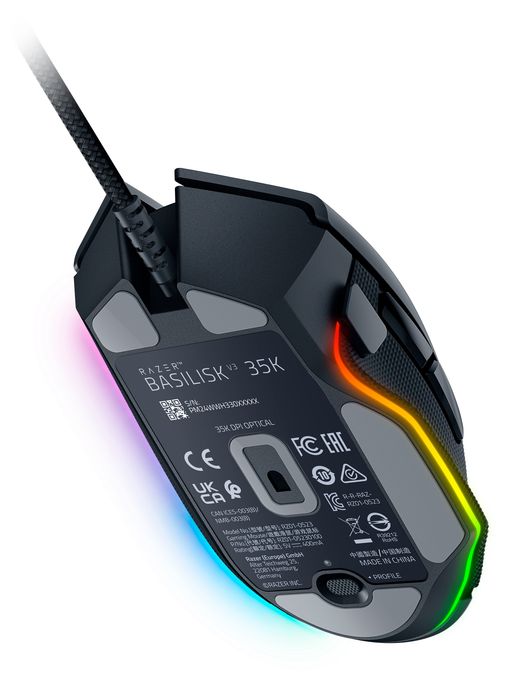 35000 DPI Gaming Maus Optisch  Basilisk V3 (Schwarz) 