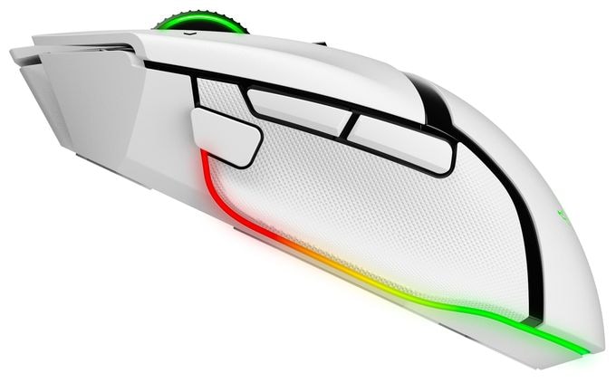 30000 DPI Gaming Maus Optisch  Basilisk V3 Pro (Weiß) 
