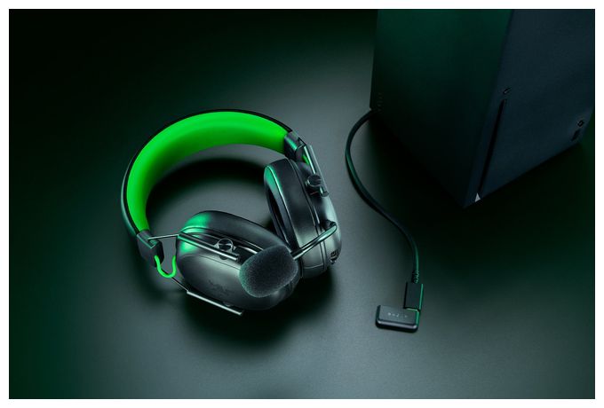 Over Ear Bluetooth Kopfhörer kabelgebunden&kabellos 70 h Laufzeit USB Typ-A  BlackShark V3 X HyperSpeed (Schwarz, Grün) 