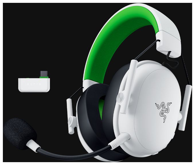 Ohraufliegender Bluetooth Kopfhörer kabellos USB Typ-C  BlackShark V3 X HyperSpeed (Weiß) 