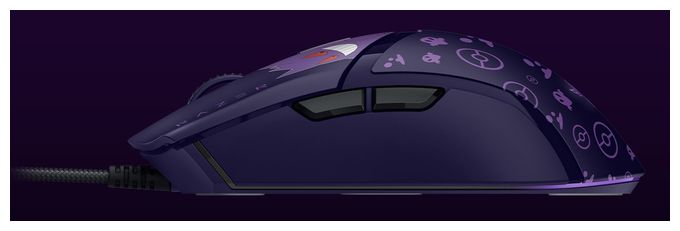 8500 DPI Gaming Maus Optisch  Cobra Gengar Edition (Violett) 