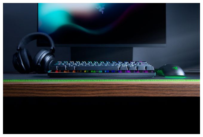 RGB-LED Gaming Tastatur USB  Huntsman Mini (Schwarz) 