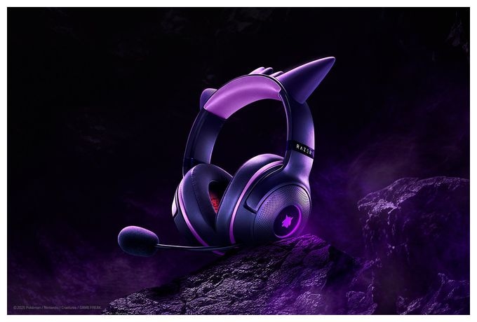 Over Ear Kopfhörer Kabelgebunden USB Typ-A  Kraken Kitty V2 - Pokemon Gengar Ed. (Pink) 