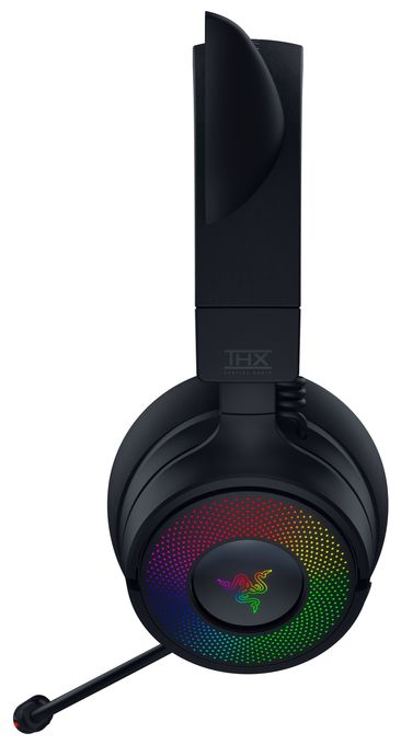 Over Ear Bluetooth Kopfhörer kabelgebunden&kabellos USB Typ-A  Kraken Kitty V3 Pro (Schwarz) 